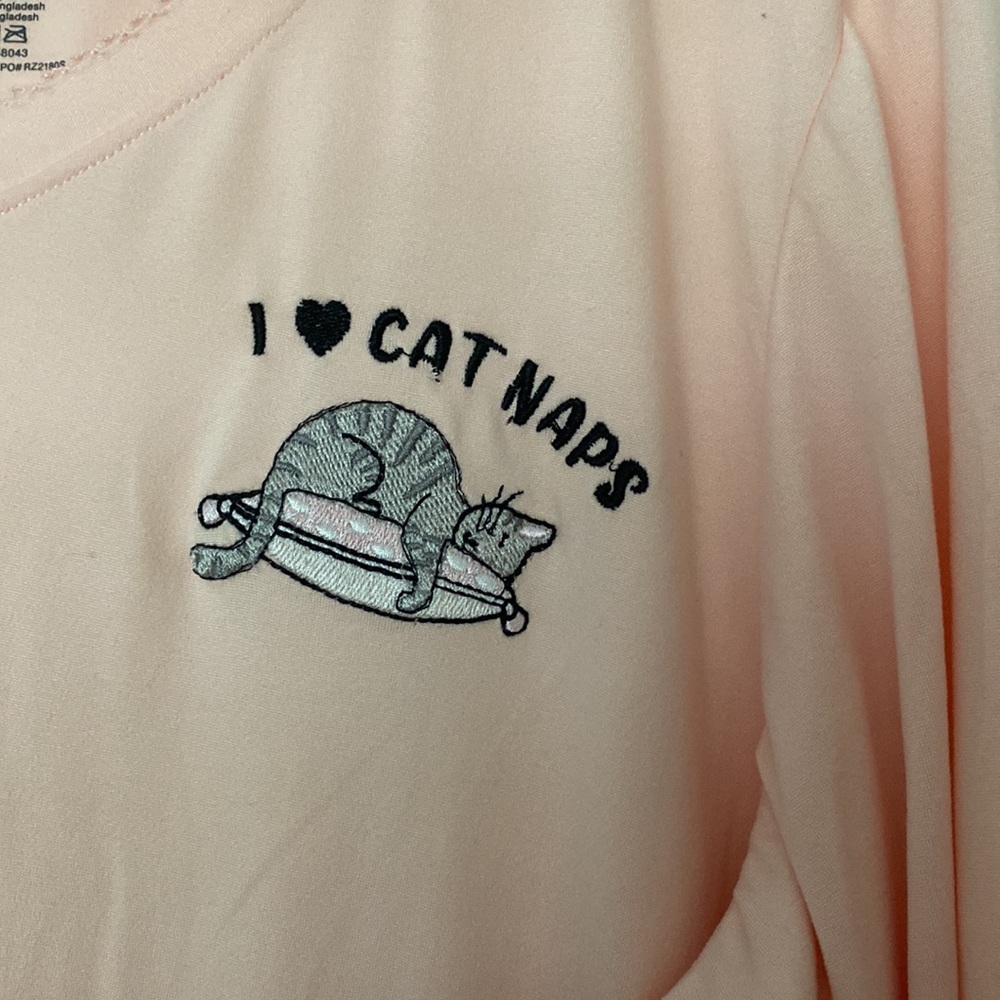 NWOT I ❤️ cat naps Sleepwear Longsleeve